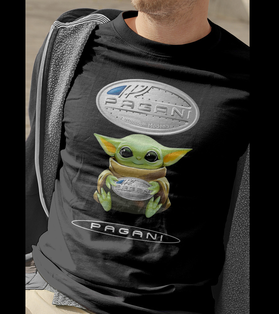 Grogu Pagani Automobili Modena Hug Iconic T-Shirt