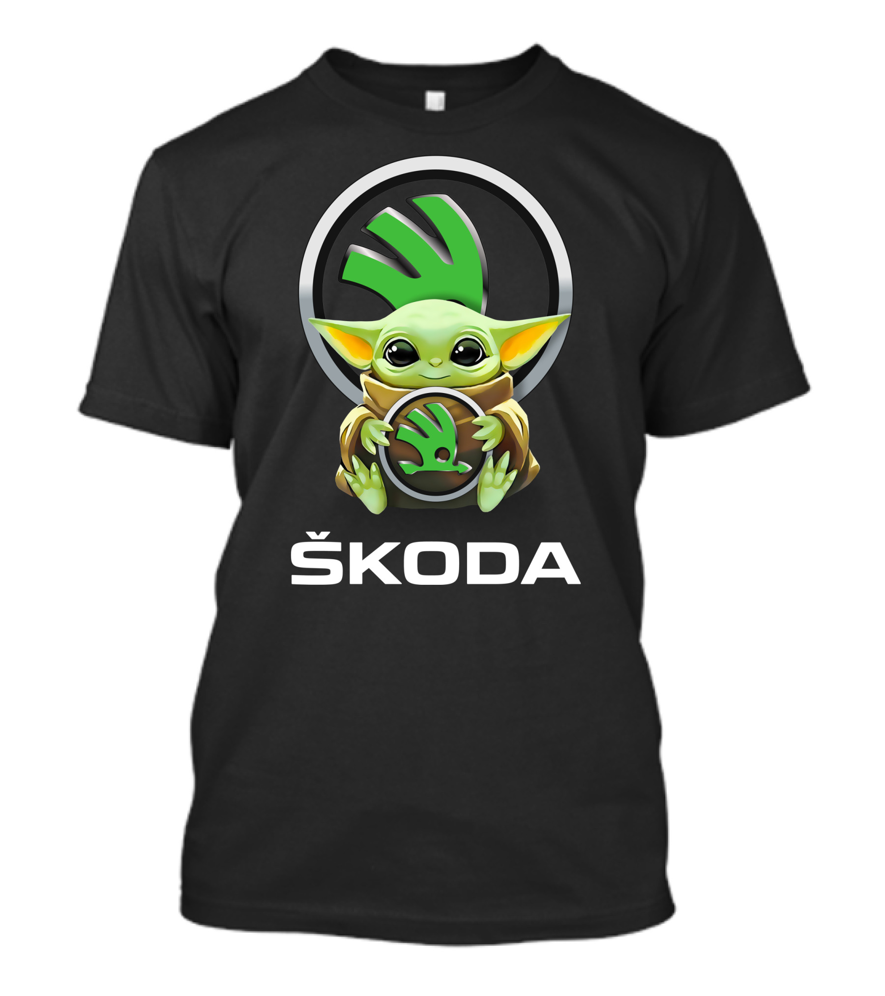 Škoda Logo Grogu Hug T-Shirt