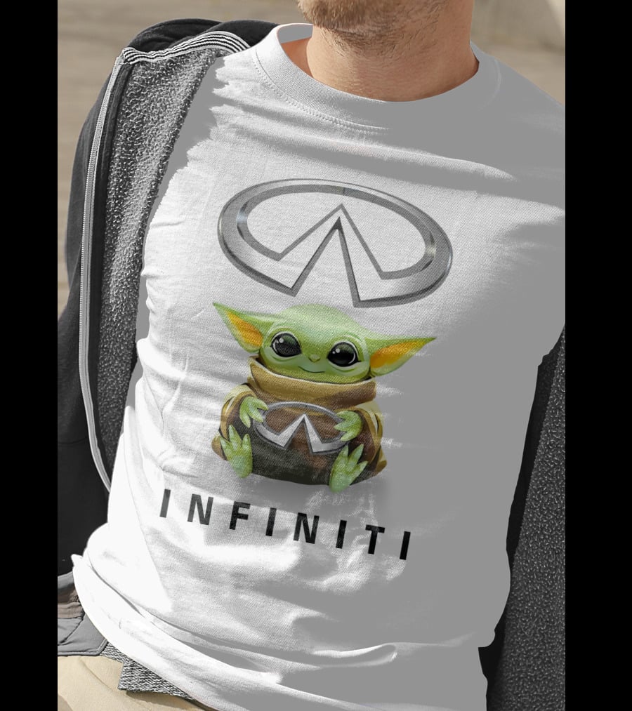 Grogu Holding Infiniti Symbol T-Shirt