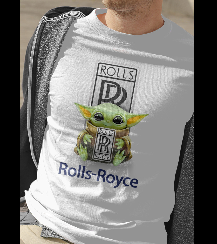 Grogu Hug Rolls Royce T-Shirt