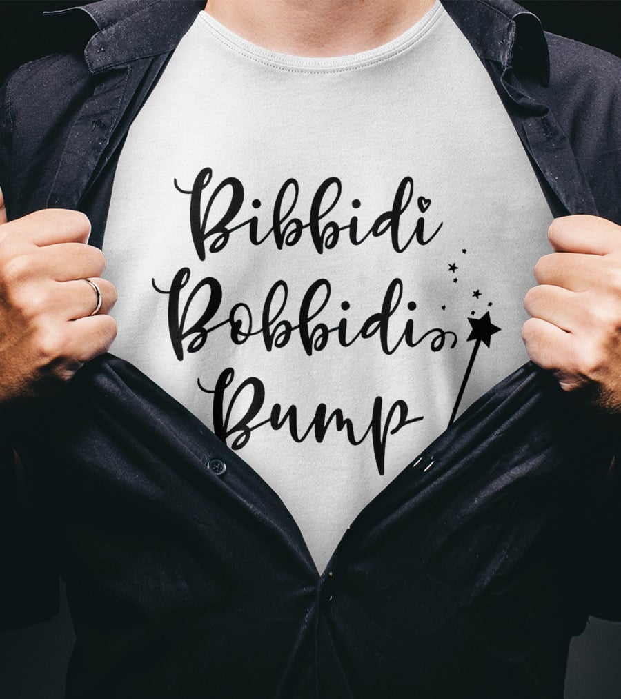 Bibbidi Bobbidi Bump Magic Wand Stars T-Shirt