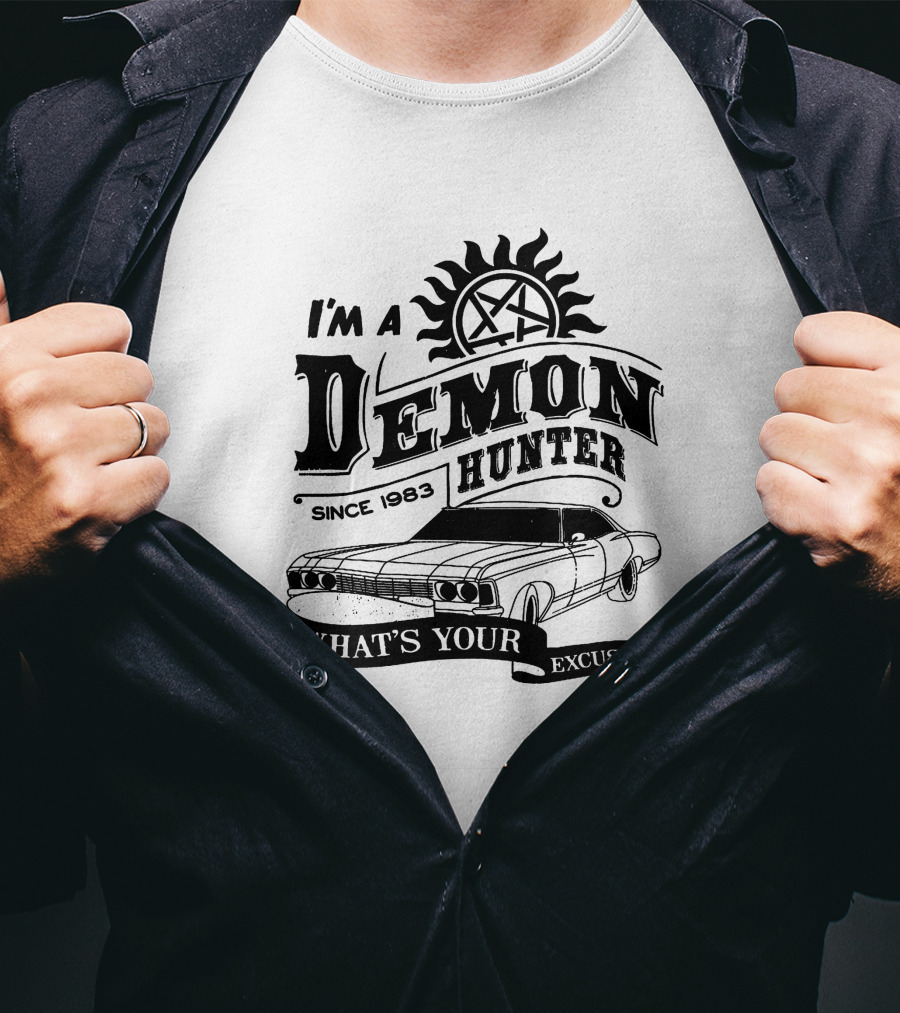 I'm A Demon Hunter Since 1983 What's Your Excuse? T-Shirt