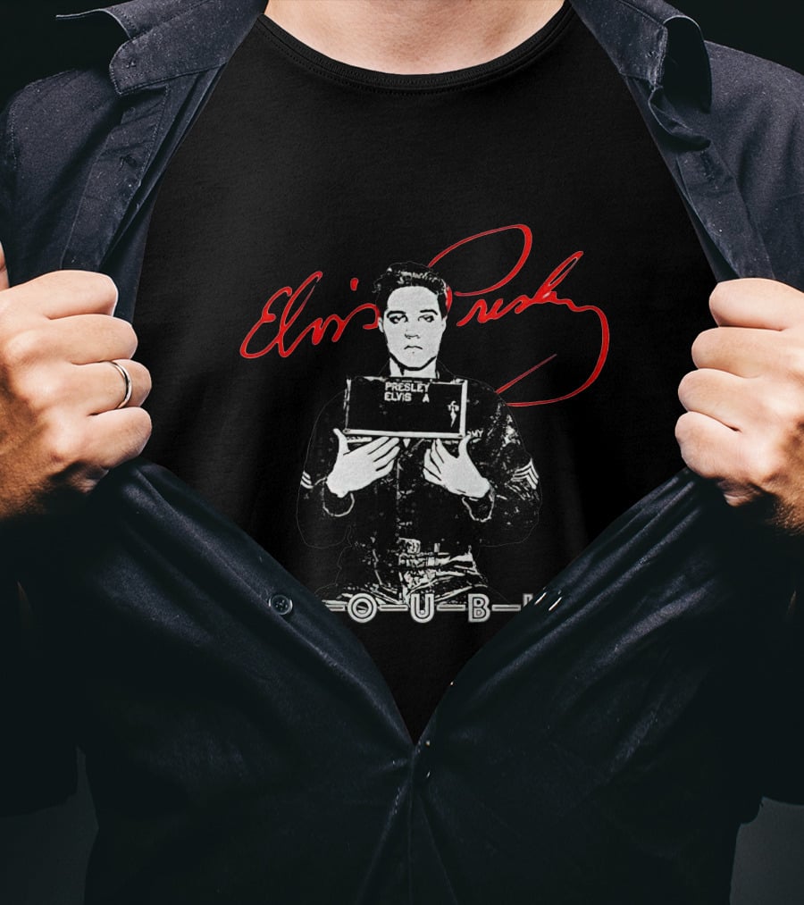 Elvis Presley Mugshot Trouble T-Shirt
