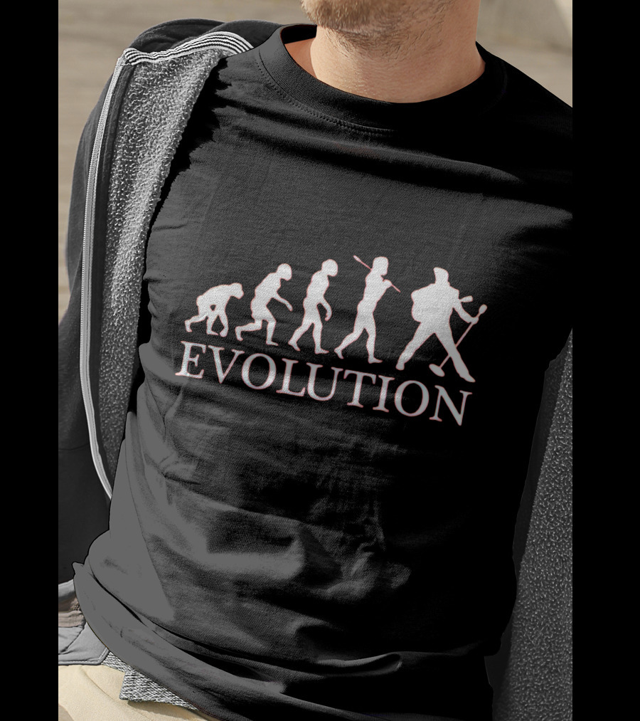 Golf Evolution - From Primate To Golfer Journey T-Shirt