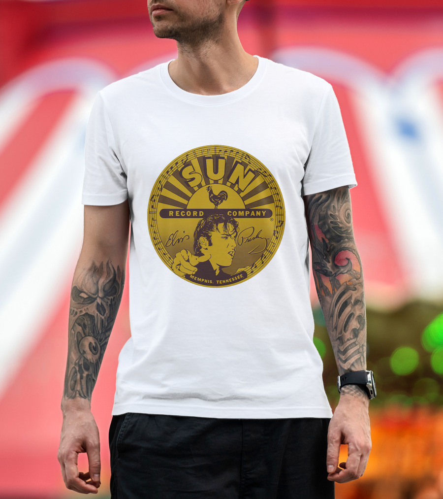 SUN Record Company Elvis Presley Memphis Tennessee T-Shirt