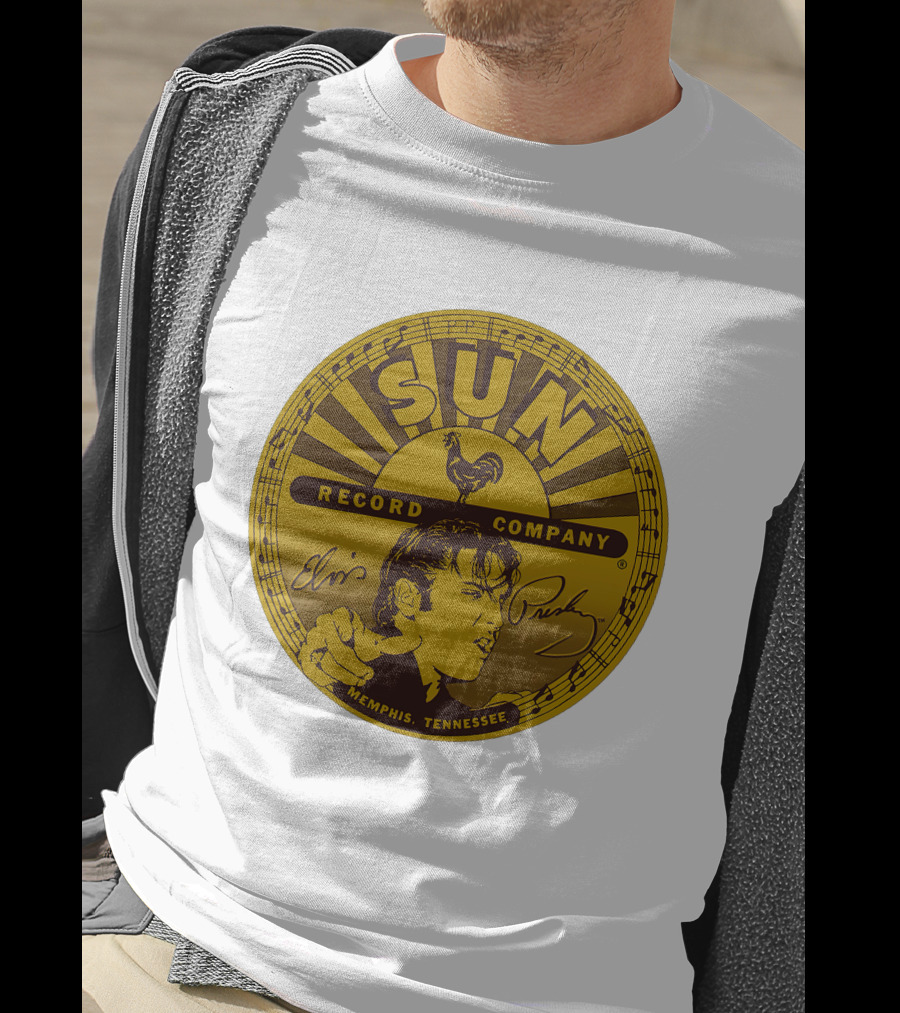 SUN Record Company Elvis Presley Memphis Tennessee T-Shirt