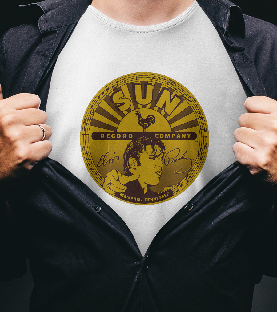 SUN Record Company Elvis Presley Memphis Tennessee T-Shirt