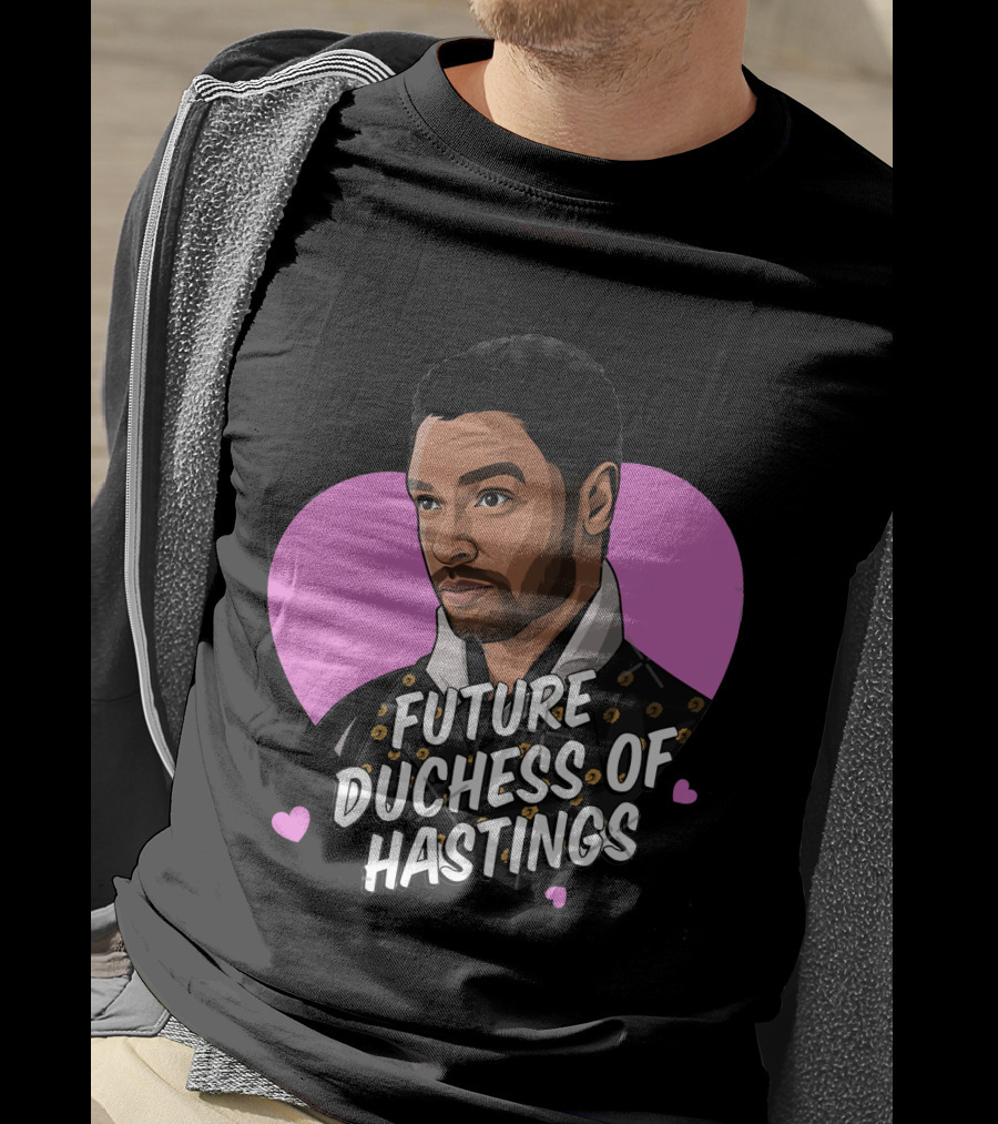 Future Duchess Of Hastings Regency Romance Gentleman Heart Background T-Shirt