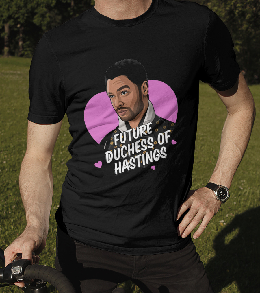 Future Duchess Of Hastings Regency Romance Gentleman Heart Background T-Shirt