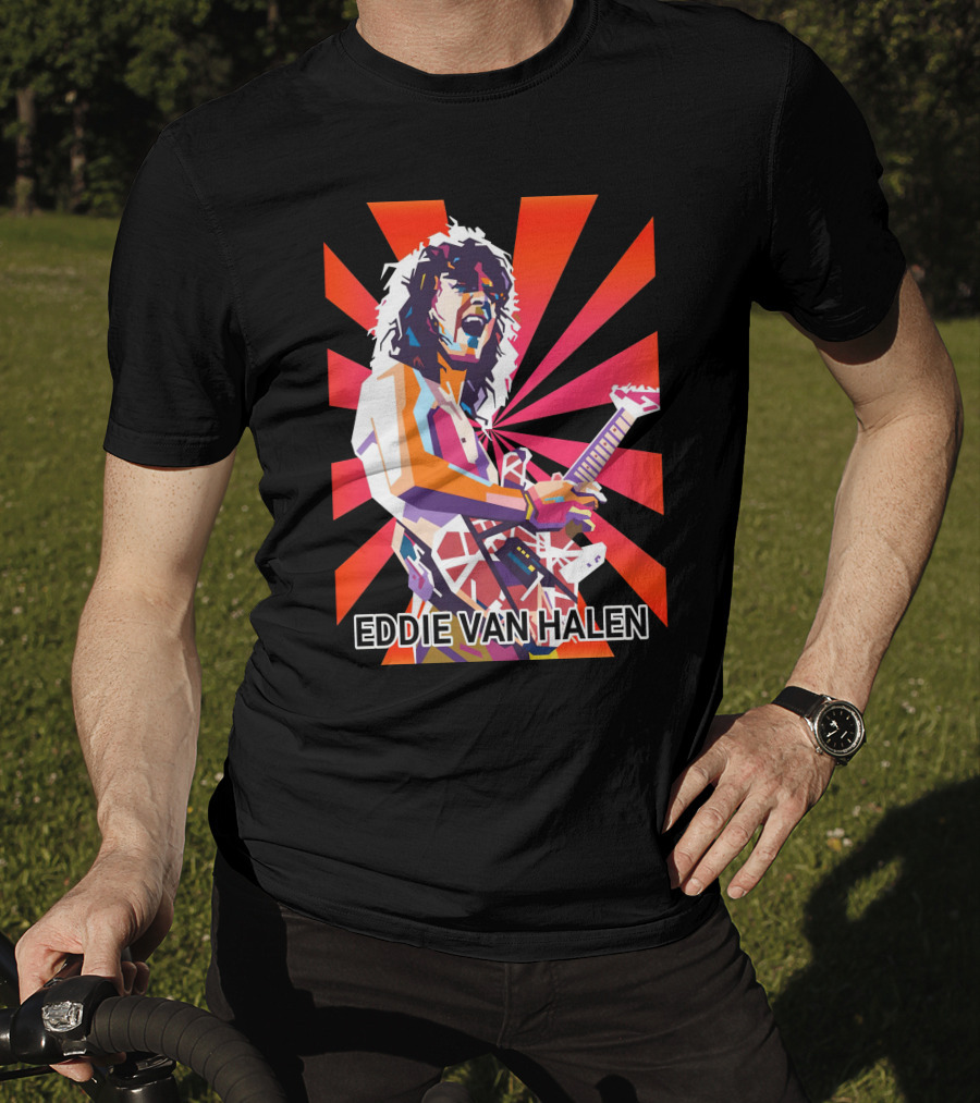 Eddie Van Halen Retro Pop T-Shirt