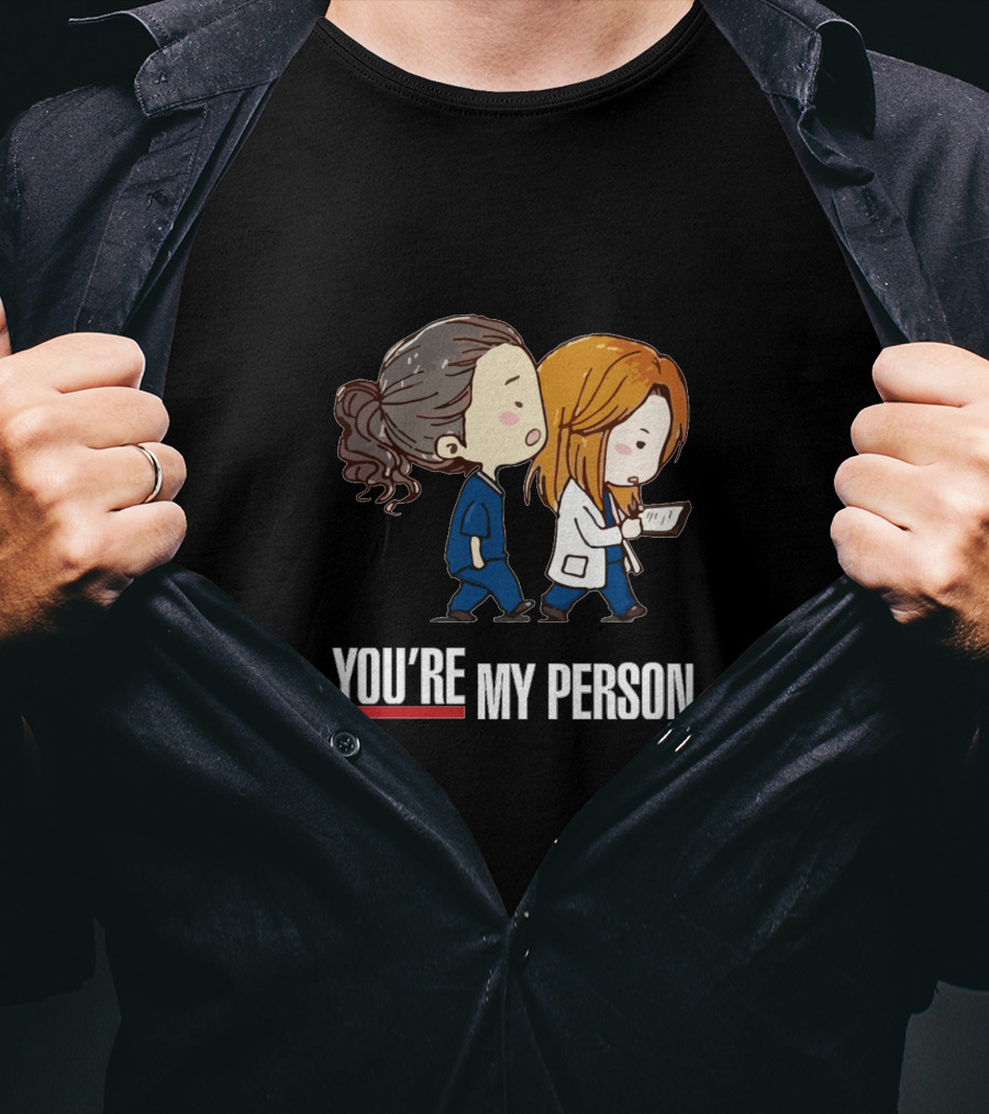 You're My Person Grey's Anatomy Chibi Characters T-Shirt