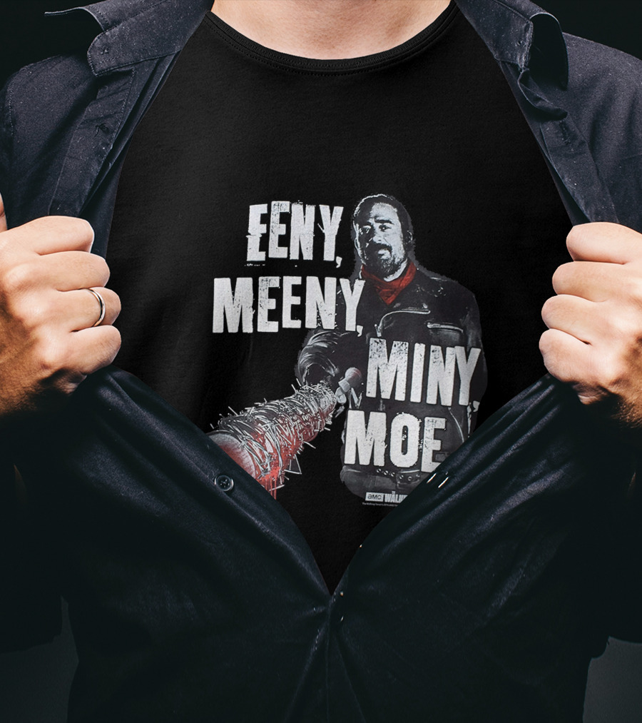 Eeny Meeny Miny Moe The Walking Dead Negan Lucille T-Shirt