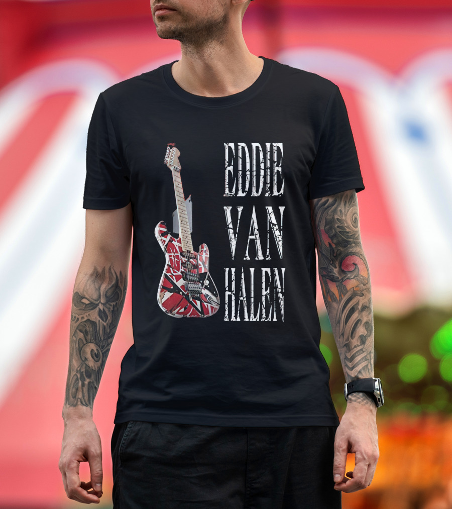 Eddie Van Halen Guitar T-Shirt
