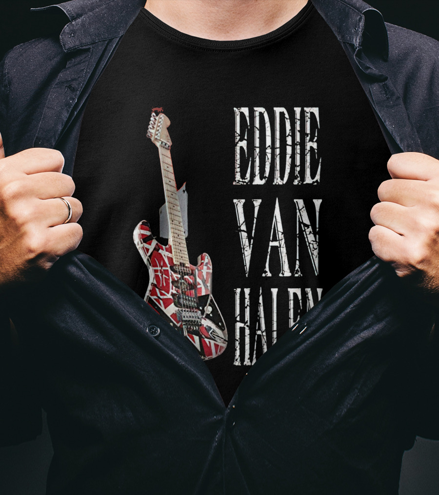 Eddie Van Halen Guitar T-Shirt