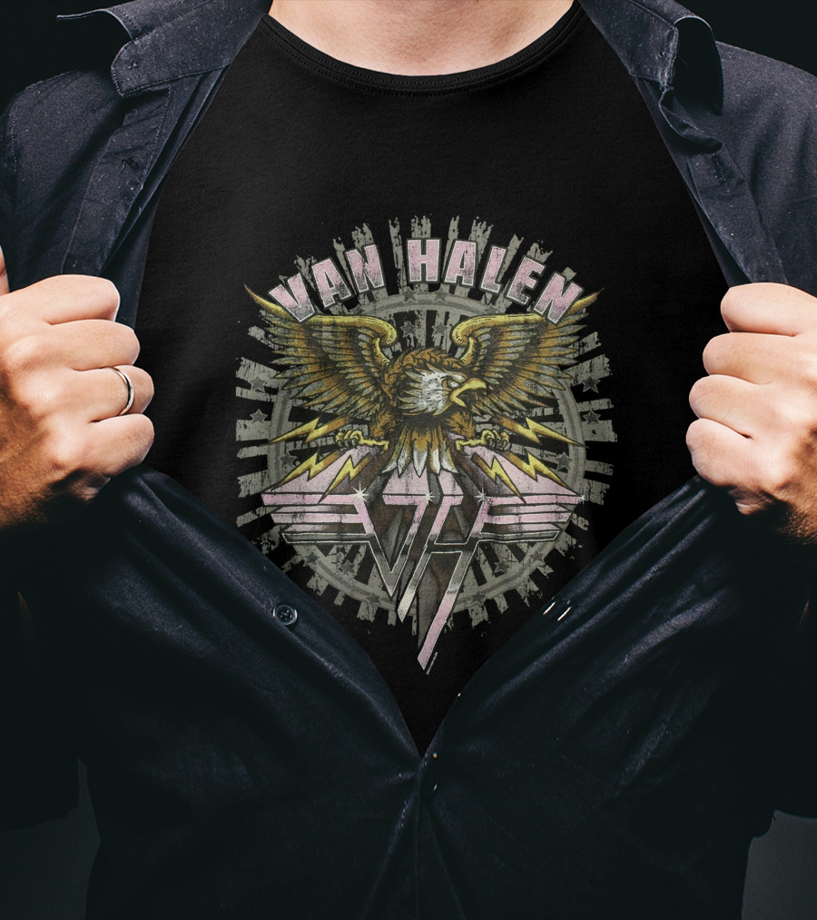 Van Halen Eagle Edition Lightning Wings T-Shirt