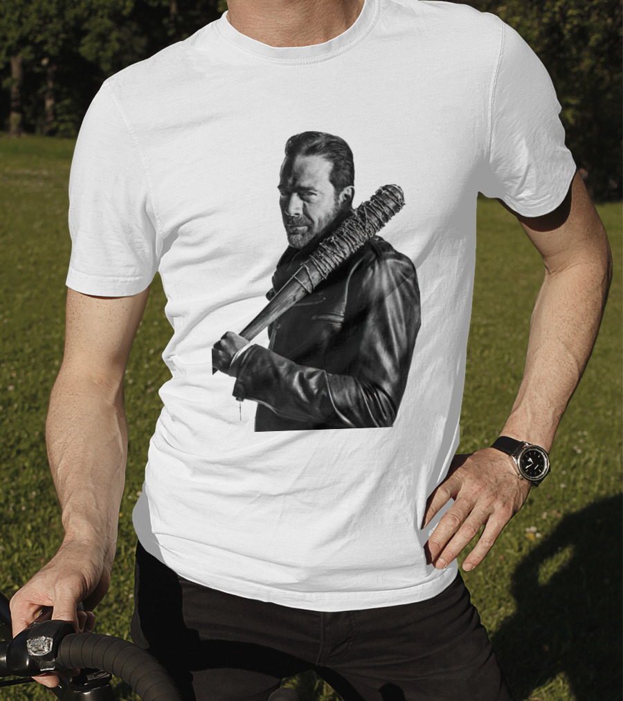 Jeff Negan Walking Dead Lucille Bat Iconic Image T-Shirt