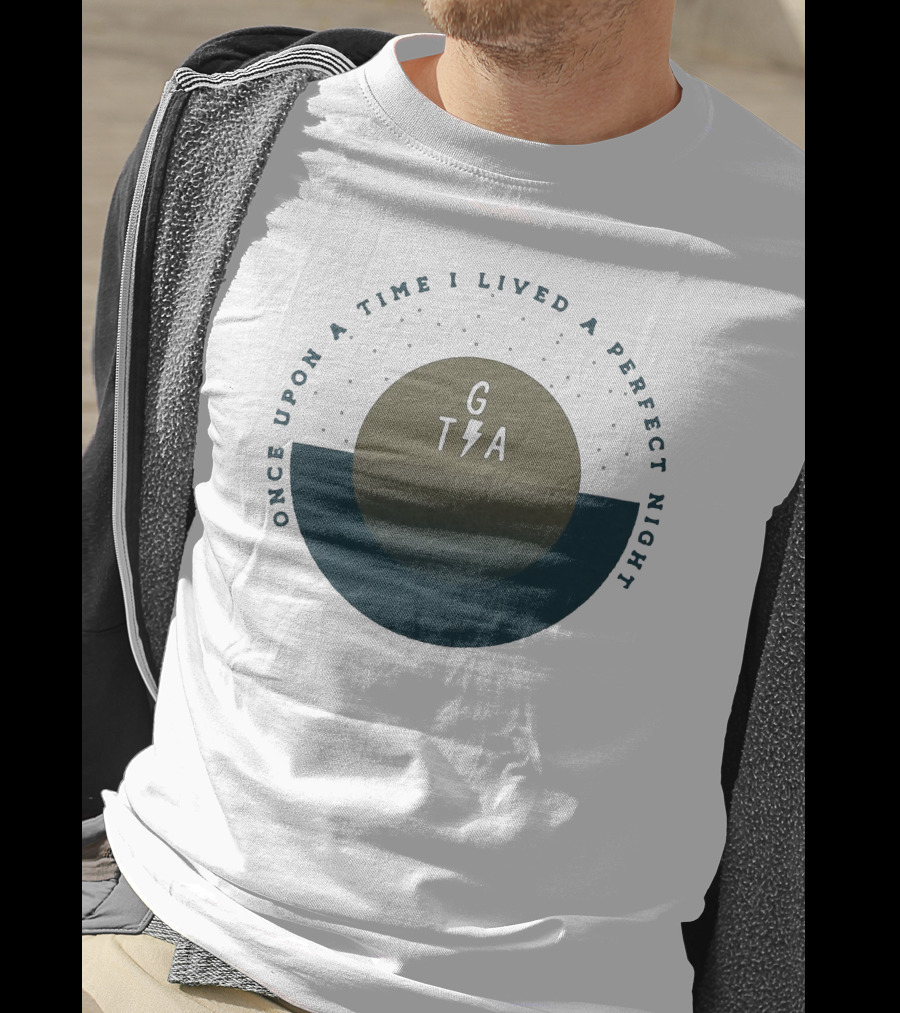 Once Upon A Time I Lived A Perfect Night GTA Gaslight Anthem Merch New T-Shirt