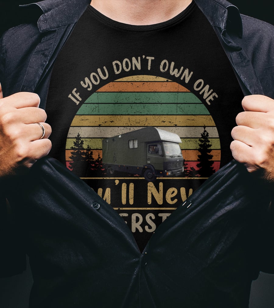 If You Don't Own One You'll Never Understand Horsebox Camper Vintage T-Shirt