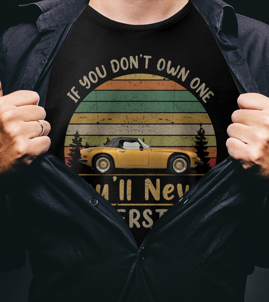If You Don't Own One You'll Never Understand 1979 TVR 3000S Vintage Style Stripes T-Shirt