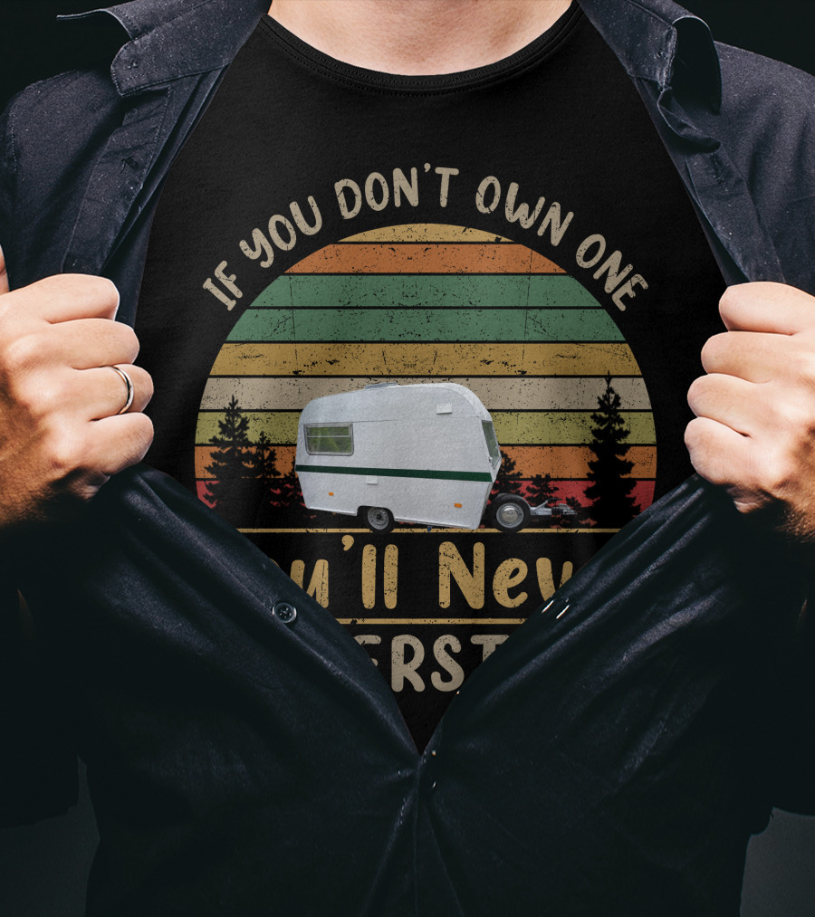 If You Don't Own One You'll Never Understand Thomson Caravan Retro Vintage Stripes T-Shirt