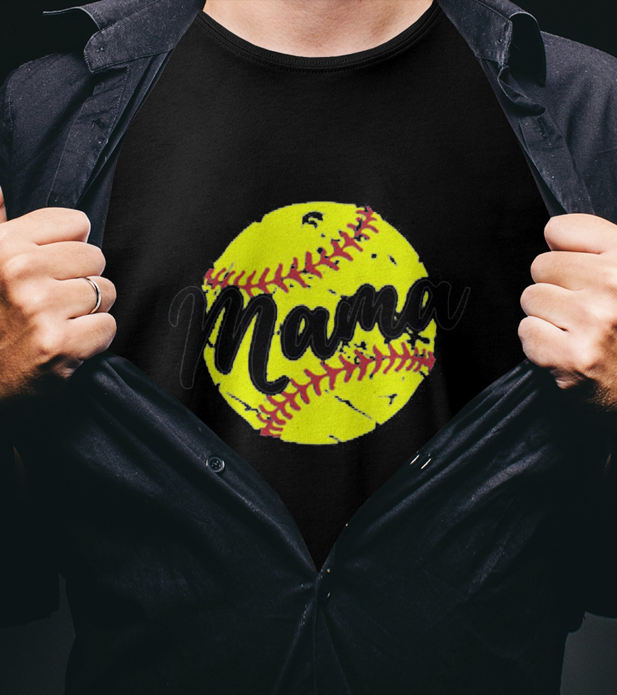 Mama Softball Love T-Shirt