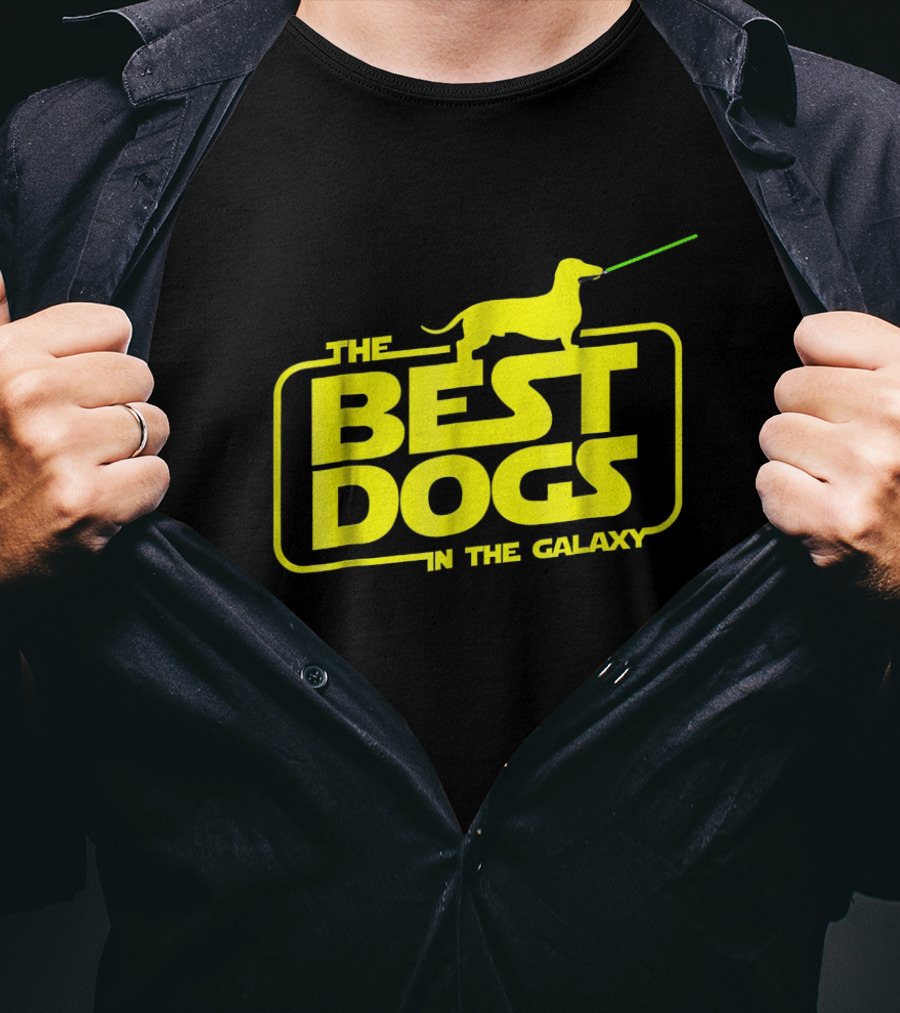 Best Dogs In The Galaxy Dachshund Star Wars T-Shirt