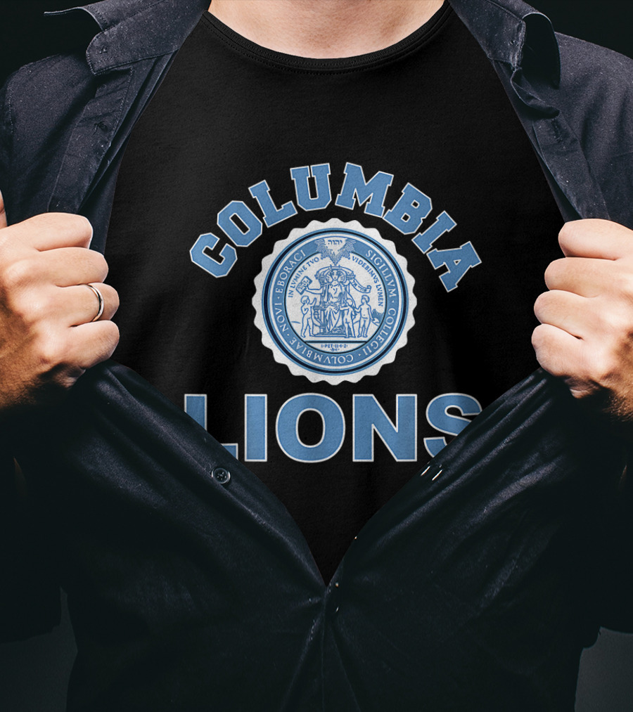 Columbia University 1754 Lions Seal New York Sigillum Novum Eboracense T-Shirt