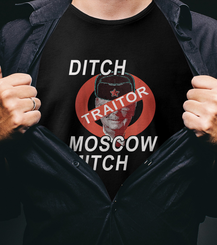 Ditch Moscow Mitch McConnell The Traitor With Soviet Symbolism T-Shirt
