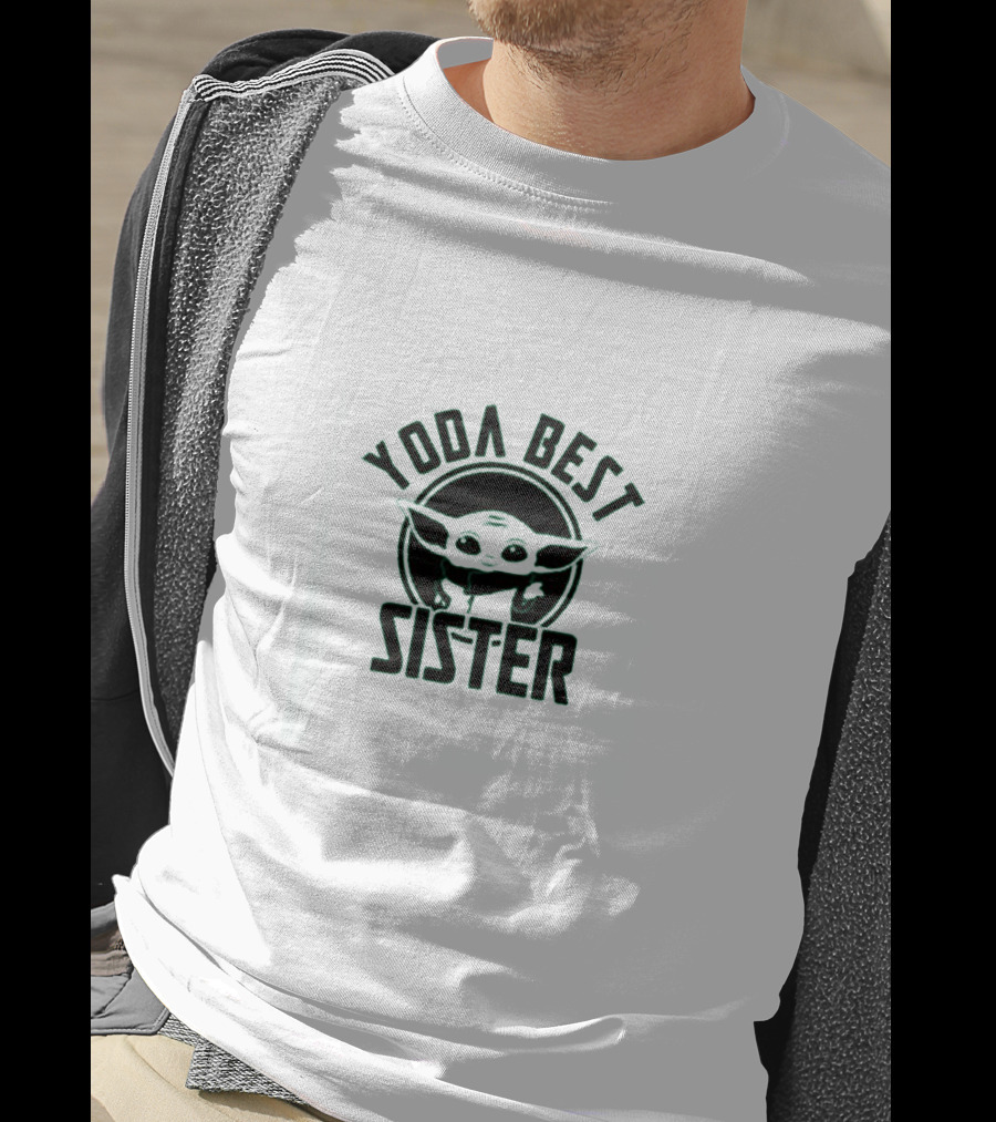 Yoda Best Sister Baby Yoda Grogu Star Wars T-Shirt