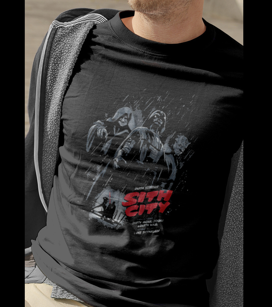 Sith City Darth Sidious Darth Vader Darth Maul Luke Skywalker T-Shirt