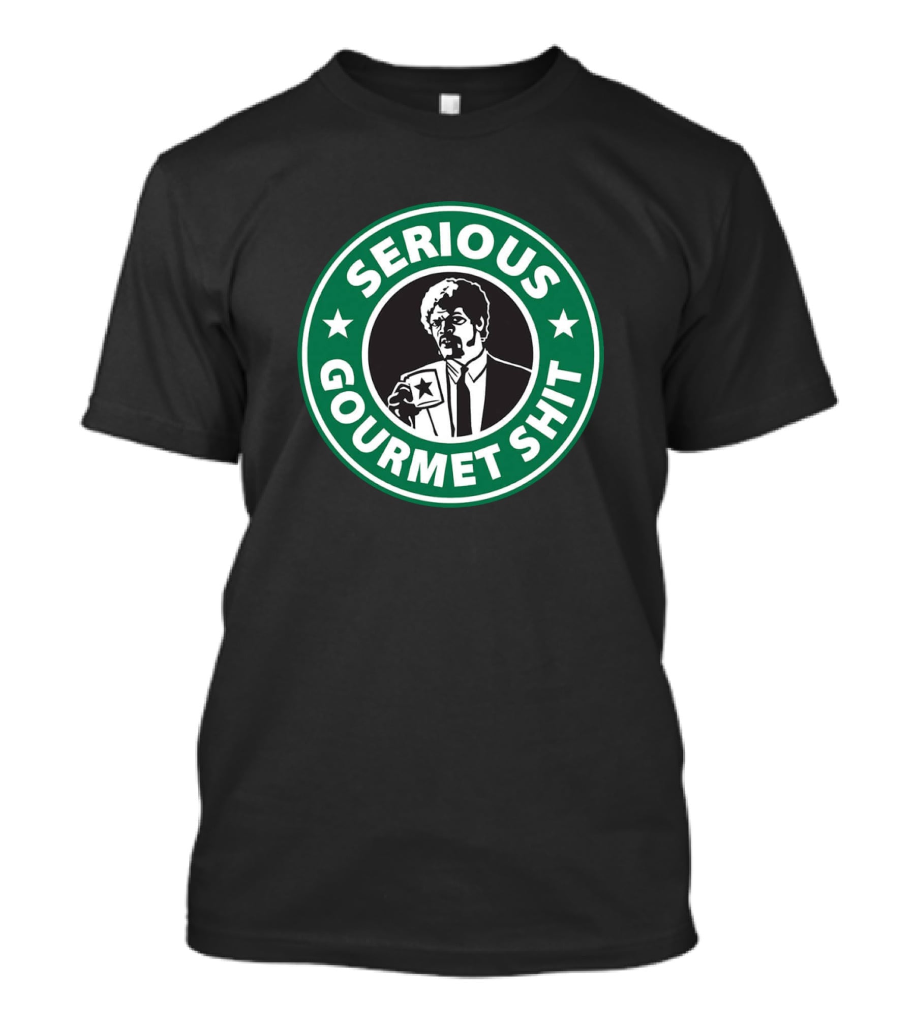 Jules Winnfield Serious Gourmet Coffee Parody Starbucks T-Shirt