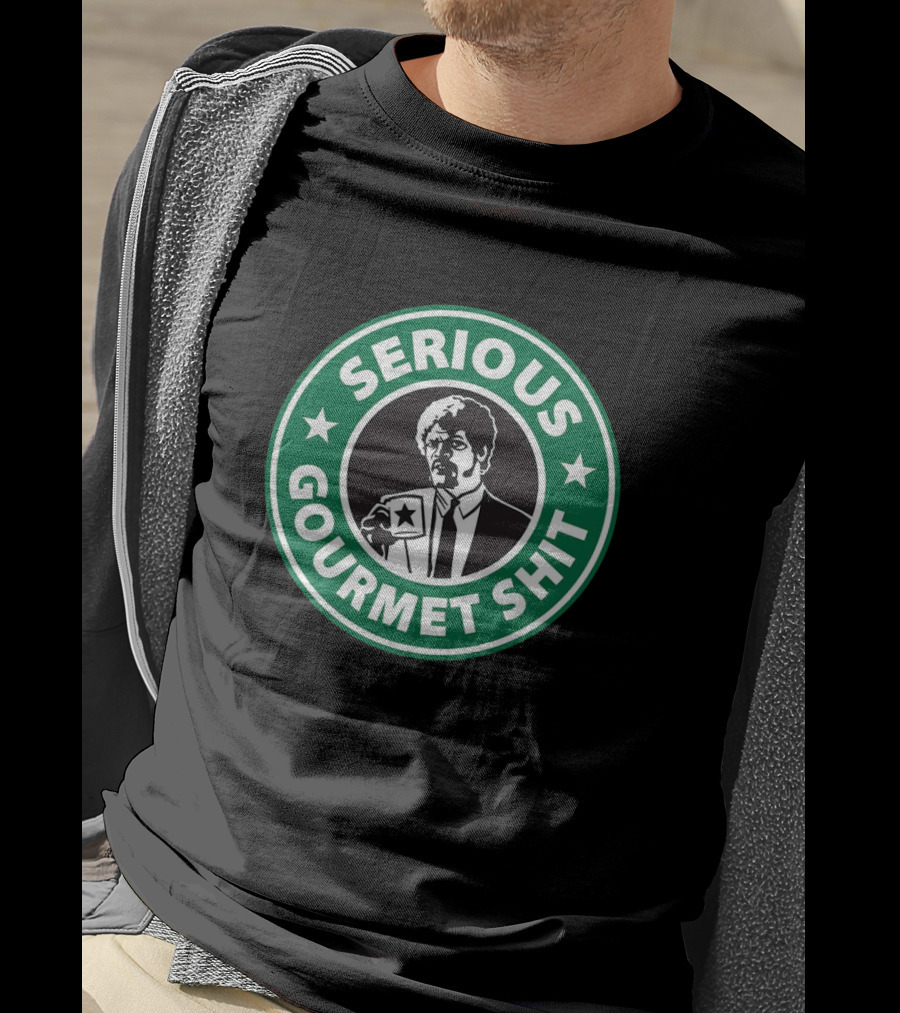 Jules Winnfield Serious Gourmet Coffee Parody Starbucks T-Shirt