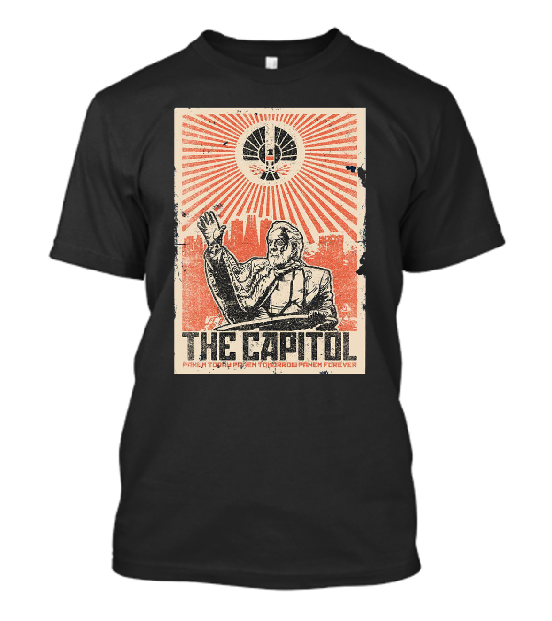 The Capitol Panem Today Panem Tomorrow Panem Forever Propaganda T-Shirt