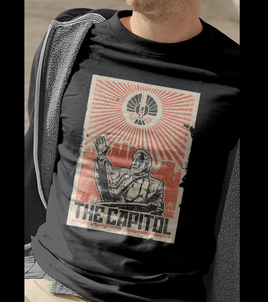 The Capitol Panem Today Panem Tomorrow Panem Forever Propaganda T-Shirt