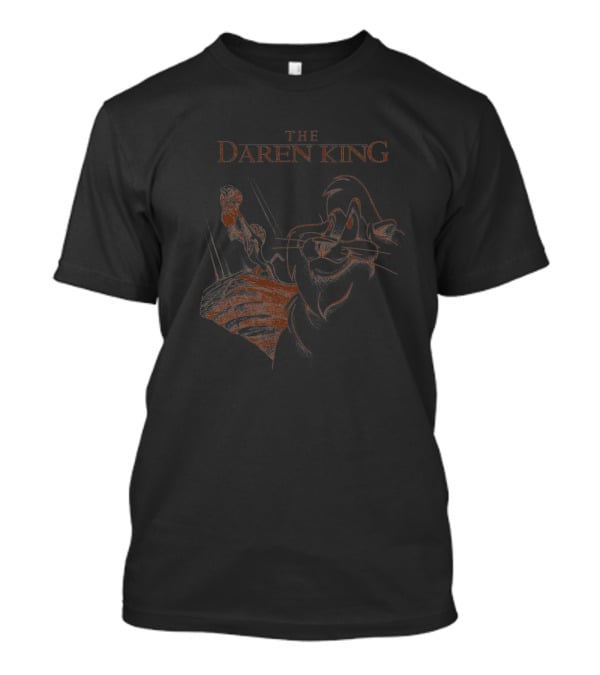 The Daren King Parody Featuring Cartoon Animal Rock Climb Drawing T-Shirt