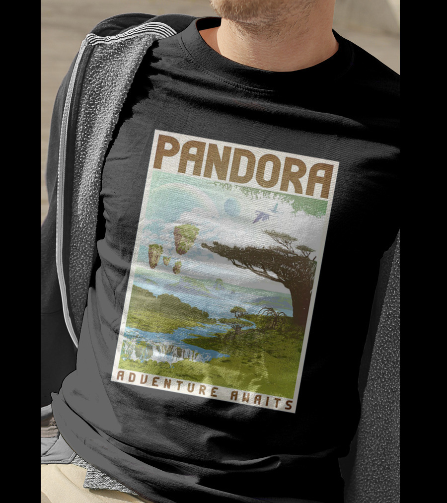 Pandora Adventure Awaits Floating Islands Scenic Landscape T-Shirt