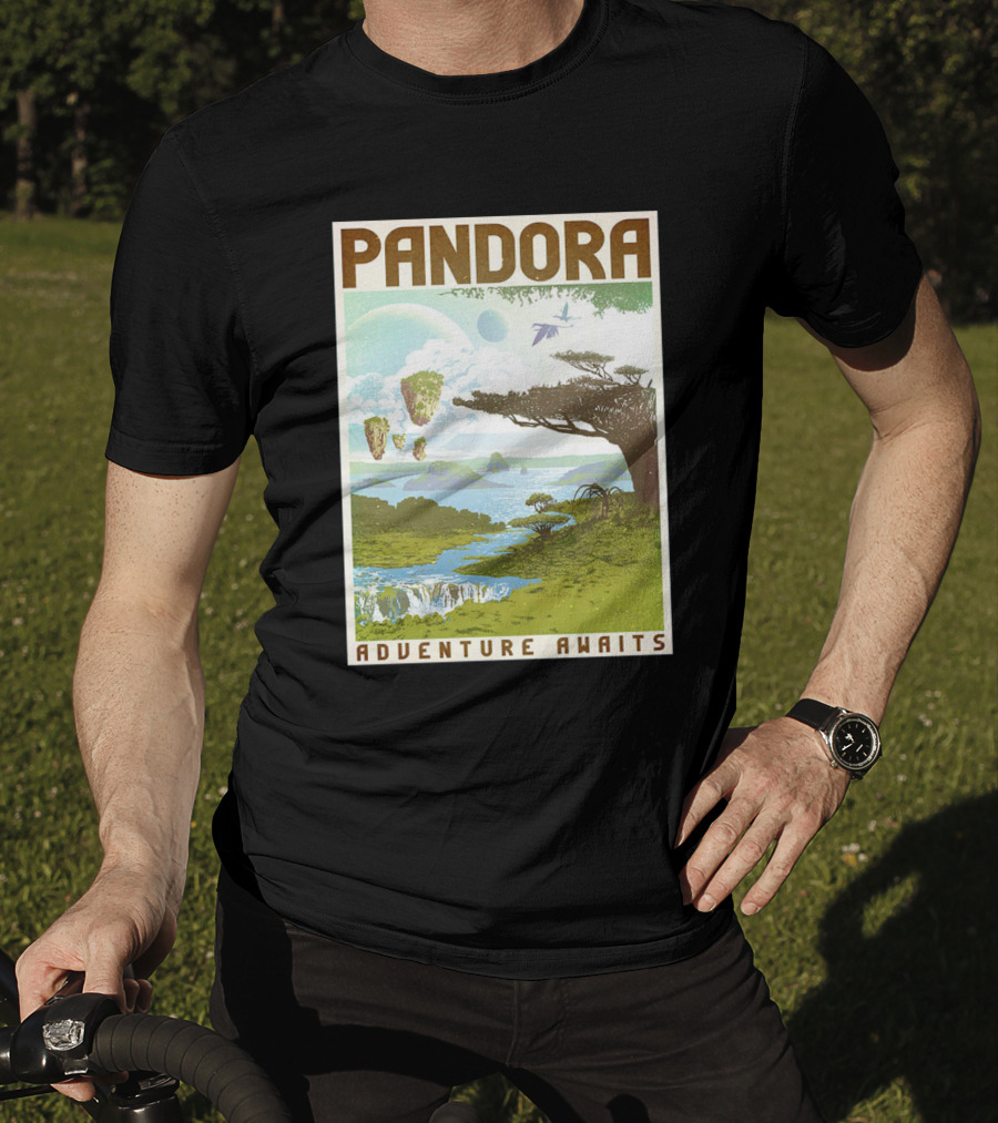 Pandora Adventure Awaits Floating Islands Scenic Landscape T-Shirt