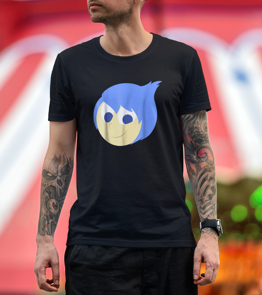 Disney Pixar Inside Out Joy Character Face T-Shirt