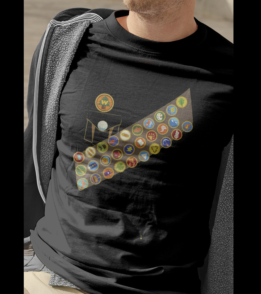 Disney Pixar Up Russell Wilderness Explorer Badge Collection T-Shirt