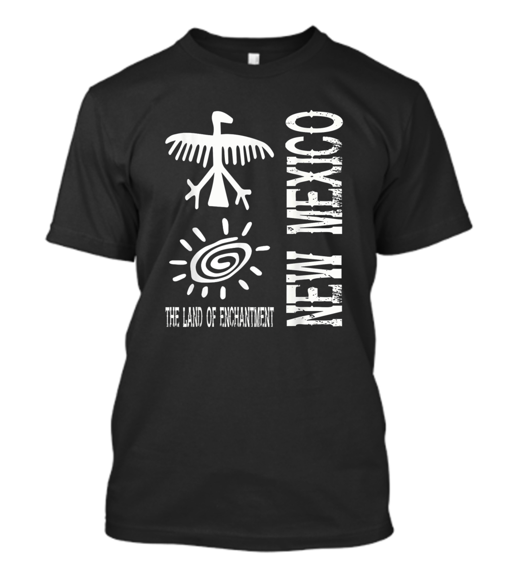 New Mexico Petroglyph Bird And Spiral Land Of Enchantment T-Shirt