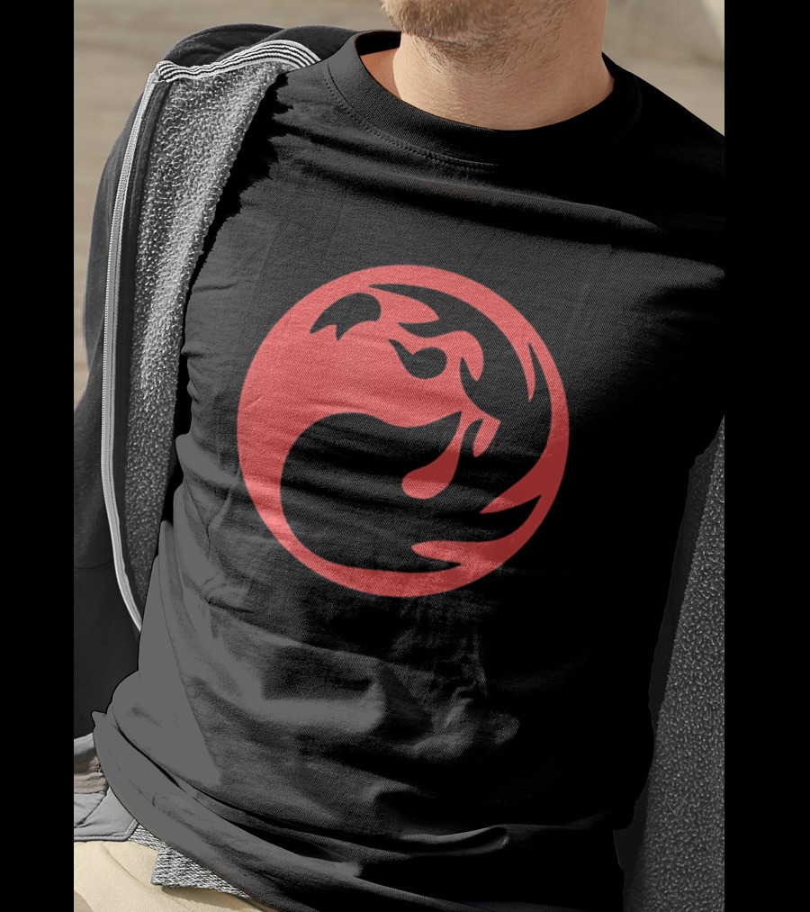 Red Mana Symbol Magic TCG Gathering Mana Symbols T-Shirt