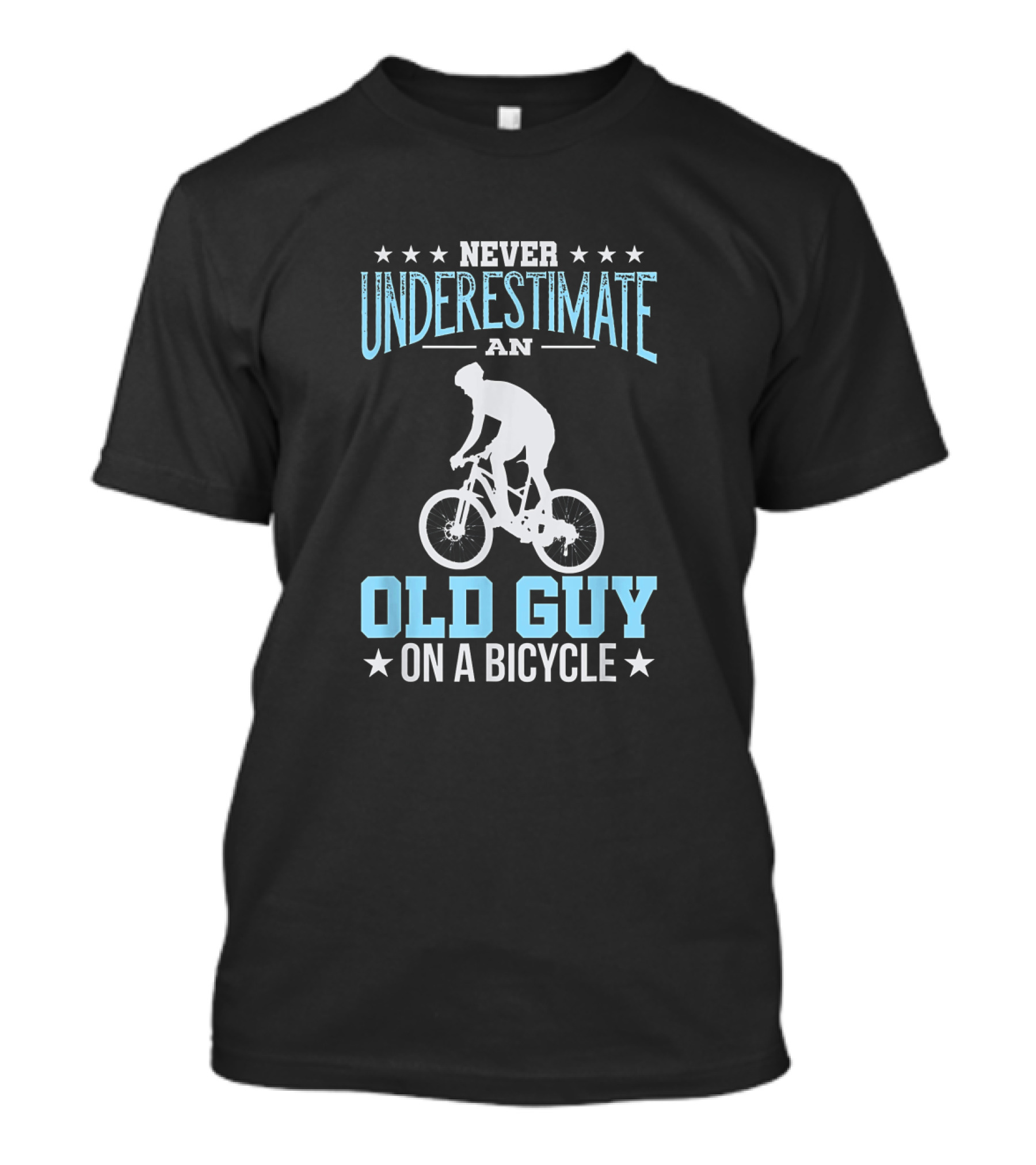 Never Underestimate An Old Guy On A Bicycle T-Shirt
