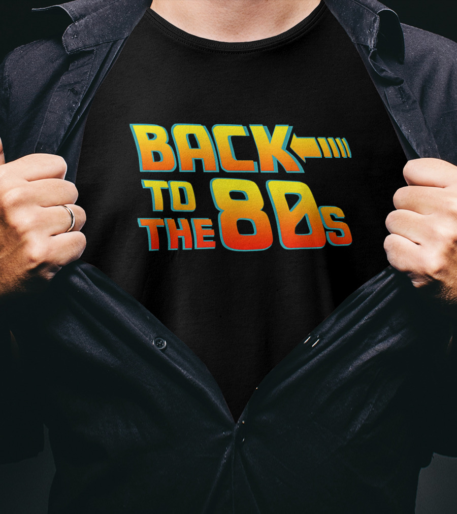 Back To The 80s Retro Fancy Dress Costume Party T-Shirt