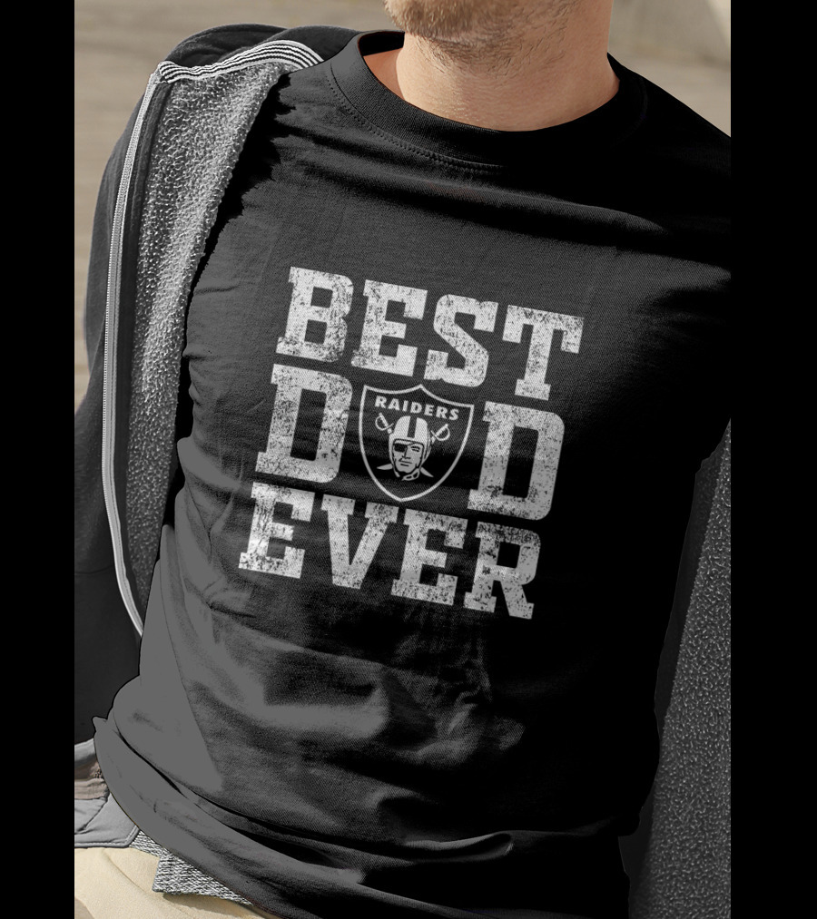 Best Raiders Dad Ever Football Team Fan T-Shirt