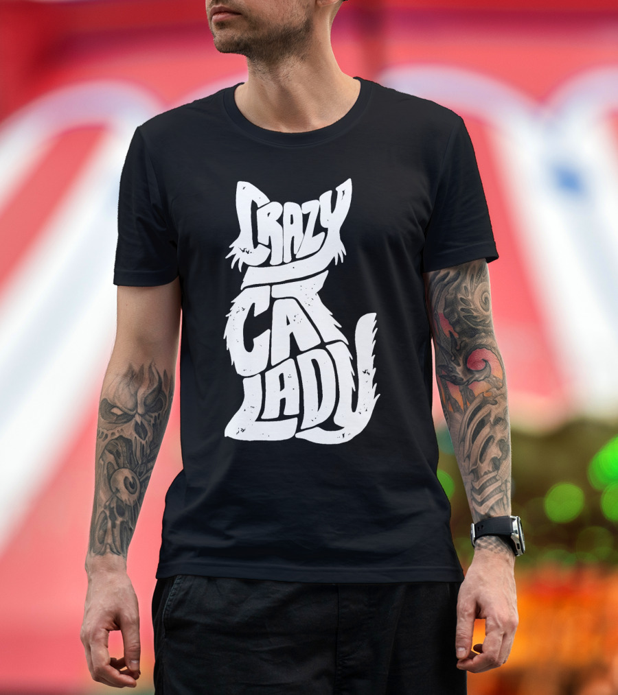Crazy Cat Lady Kitty Kitten Funny Cats Meme T-Shirt
