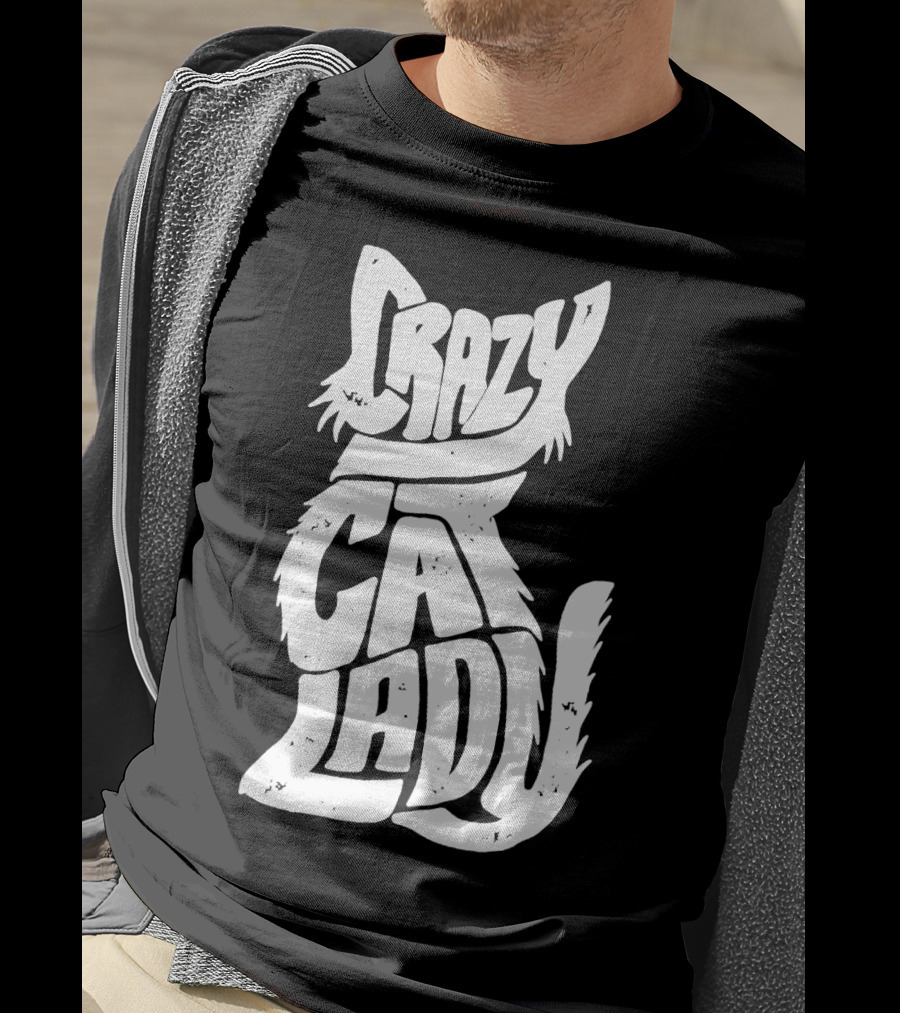 Crazy Cat Lady Kitty Kitten Funny Cats Meme T-Shirt