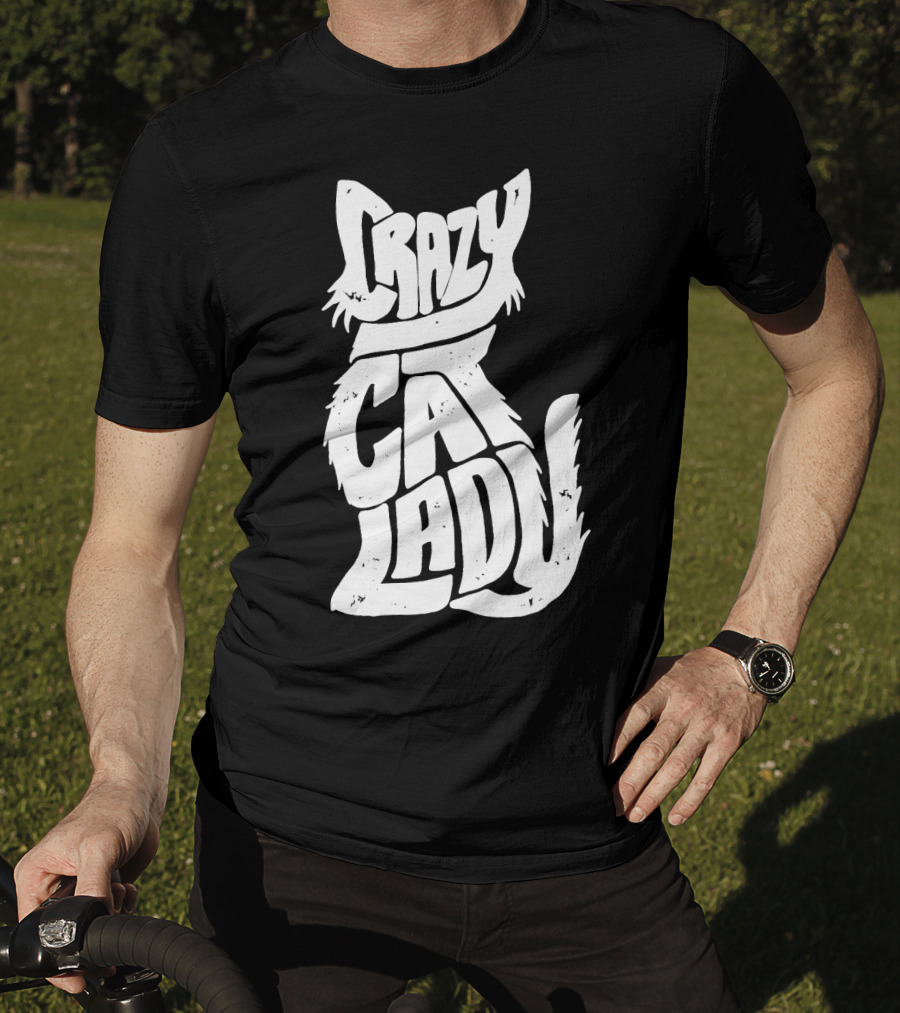 Crazy Cat Lady Kitty Kitten Funny Cats Meme T-Shirt