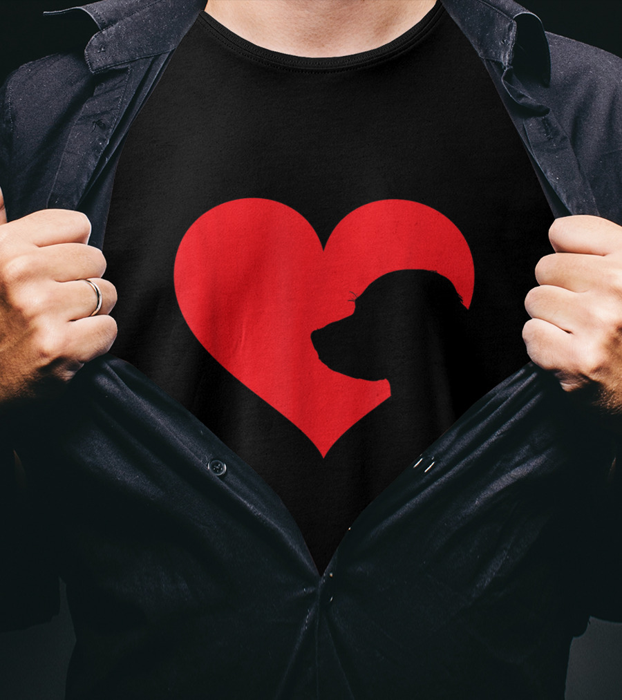Labrador Retriever Heart For Lab Lovers T-Shirt