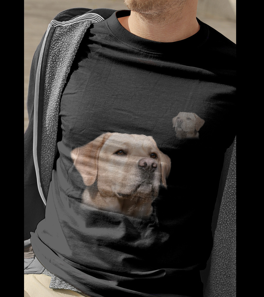 Labrador School Photo Funny Yellow Lab T-Shirt