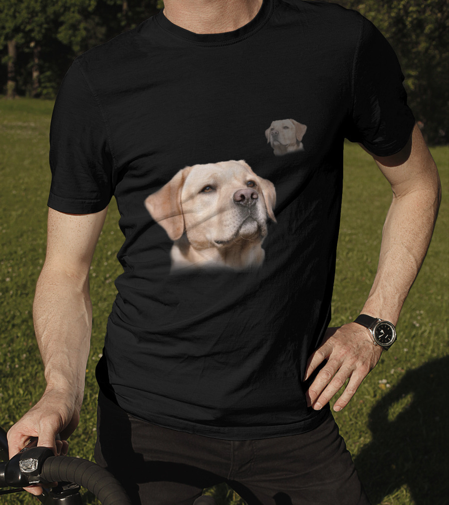 Labrador School Photo Funny Yellow Lab T-Shirt